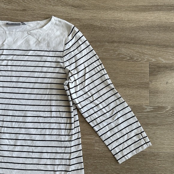 Croft & Barrow Long Sleeve Striped Blouse Top White Women's XL - Picture 5 of 16